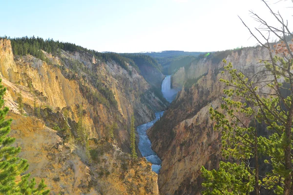 Gran Cañón del Parque Nacional Yellowstone — Foto de Stock