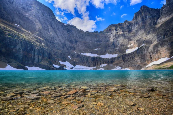 Jéghegy tó, Glacier nemzeti park, montana Jogdíjmentes Stock Fotók