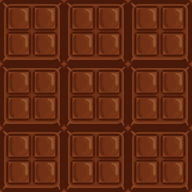 Sütlü çikolata Dikişsiz desen vektör.