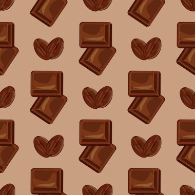 Sütlü çikolata seamless modeli .