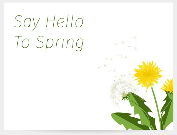 Boda o cumpleaños invitación primavera flor celebración tarjeta vector . — Vector de stock