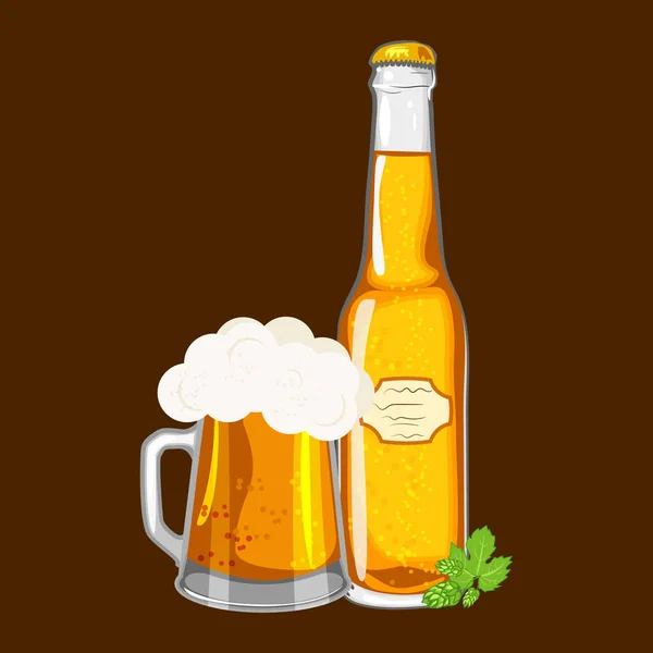 Октоберфест дизайн фона фестиваля пива векторный баннер баварский дизайн иллюстрация . — стоковый вектор