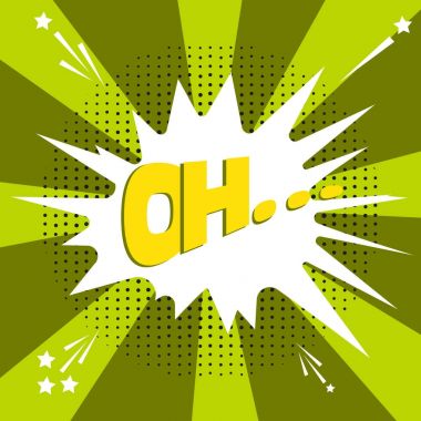 Komik konuşma kabarcık karikatür.