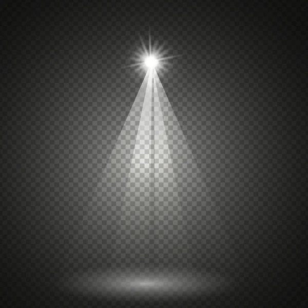 Effet d'éclairage transparent — Image vectorielle