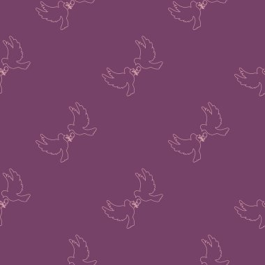 Sevgililer s gün seamless modeli kırmızı Kalpler.