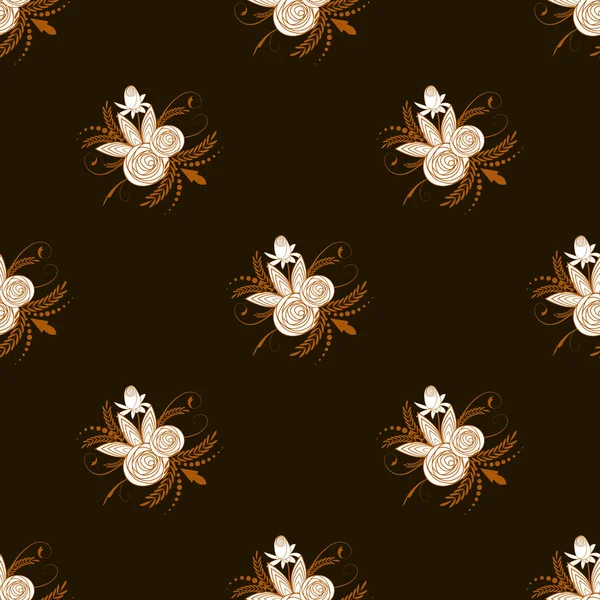 Desen gül buketleri.