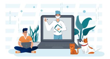 Çevrimiçi hayvanlar için veterinerlik ilacı. Çevrimiçi Doktor, veteriner.