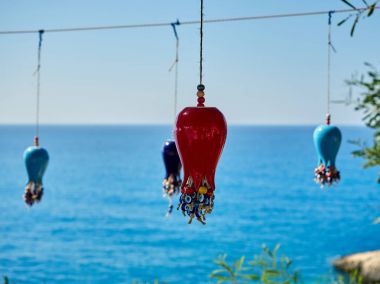 Cam Nar ile güzel Türkiye deniz manzarası