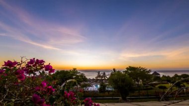Zanzibar içinde güzel gün batımı