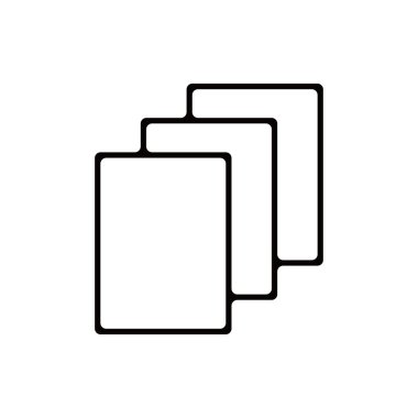 Dosya simgesi hisse senedi vektör çizim düz tasarım