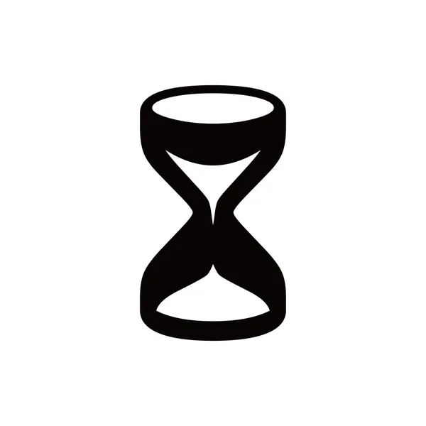 Kum saati simgesi hisse senedi vektör çizim düz tasarımı — Stok Vektör