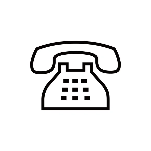 Telefon-Symbol Aktienvektor Illustration flaches Design — Stockvektor