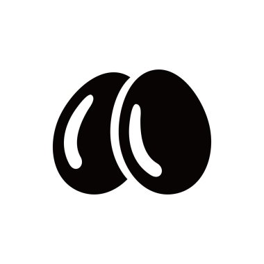 Yumurta simge stok vektör çizim düz tasarımı