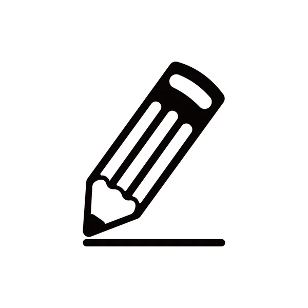 Bleistift Symbol Lager Vektor Illustration flaches Design — Stockvektor