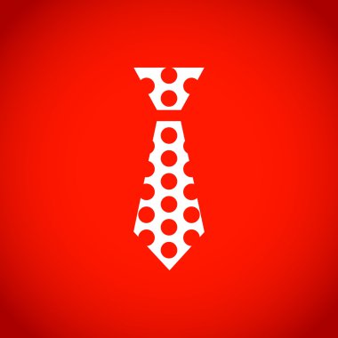 Simge stok vektör çizim düz tasarımı kravat