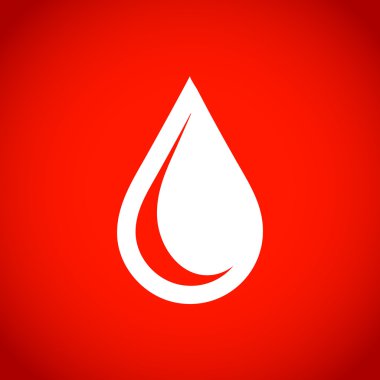 Simgeyi bırak, vektör illüstrasyonu. Düz tasarım biçimi