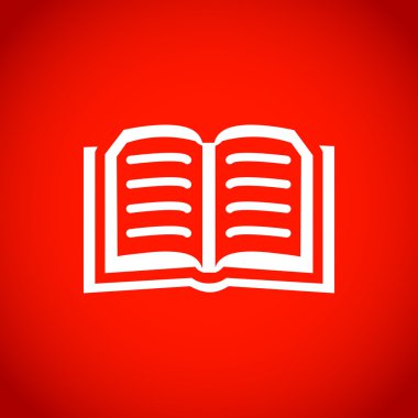 kitap simgesi hisse senedi vektör çizim düz tasarım