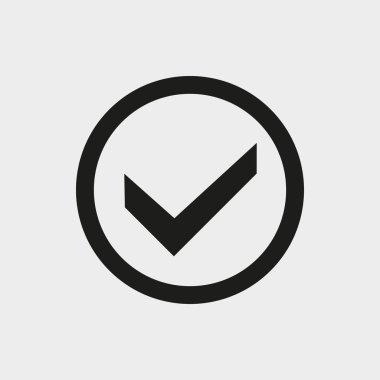 simge stok vektör çizim düz tasarımını denetleme