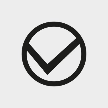 simge stok vektör çizim düz tasarımını denetleme