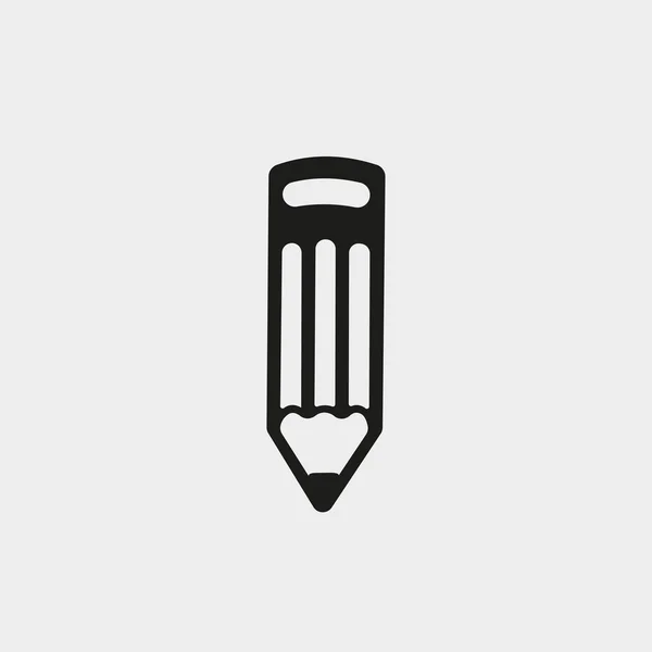 Kalem simgesi hisse senedi vektör çizim düz tasarım — Stok Vektör