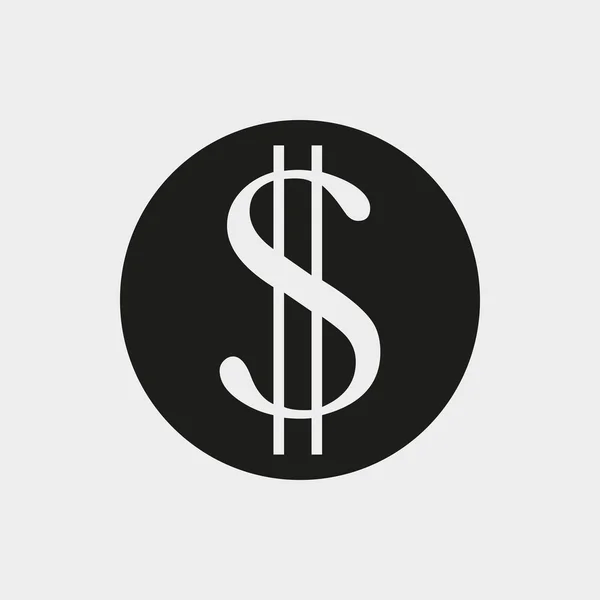 Money icon stock vector illustration flat design — Stock Vector