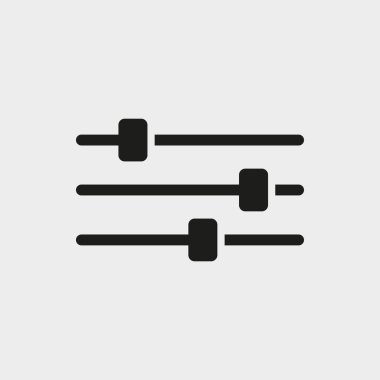 ayarları simgesi hisse senedi vektör çizim düz tasarım