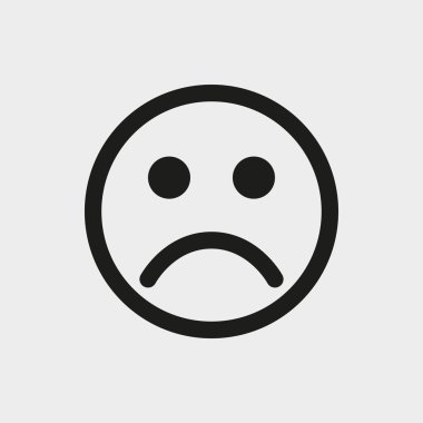 Simge stok vektör çizim düz tasarımı gülümse