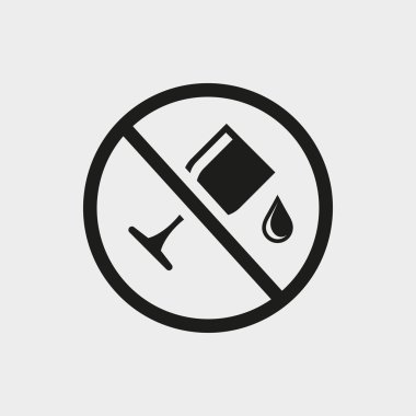 kadehinin simge stok vektör çizim düz tasarımı