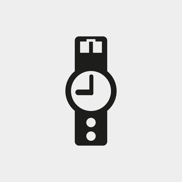 Ρολόι χεριού εικονίδιο απόθεμα διανυσματικά εικονογράφηση επίπεδη σχεδίαση — Διανυσματικό Αρχείο