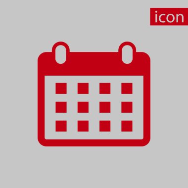 takvim simgesi hisse senedi vektör çizim düz tasarım