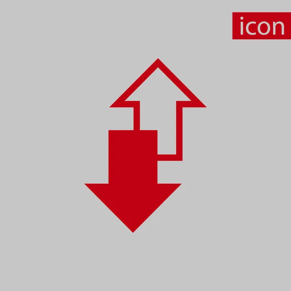 Icono de flecha stock vector ilustración diseño plano — Archivo Imágenes Vectoriales