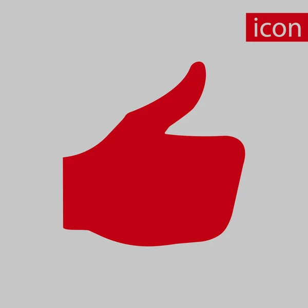 Stock vector pulgares hasta vector icono como icono icono de red social icono de vector para el sitio web de la aplicación, etc — Archivo Imágenes Vectoriales