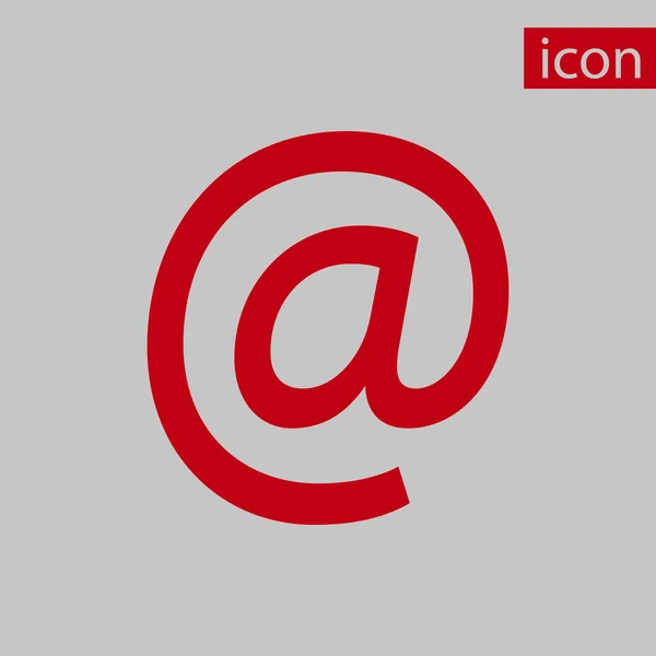 Email icon stock vector illustrazione design piatto — Vettoriale Stock