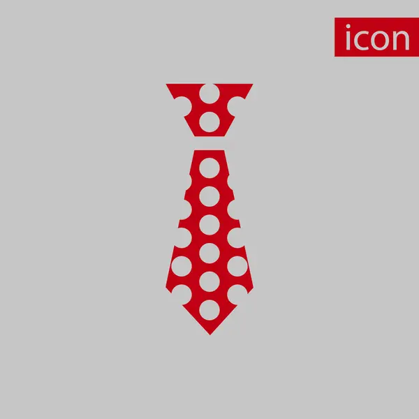Cravatta icona stock vettore illustrazione design piatto — Vettoriale Stock