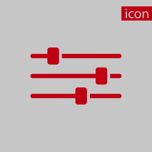 Configuración icono stock vector ilustración plano diseño — Archivo Imágenes Vectoriales