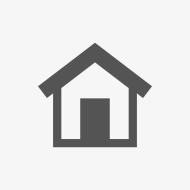 ev simgesini hisse senedi vektör çizim düz tasarımı