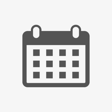 takvim simgesi hisse senedi vektör çizim düz tasarım