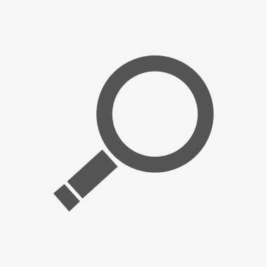 Arama simgesi hisse senedi vektör çizim düz tasarım