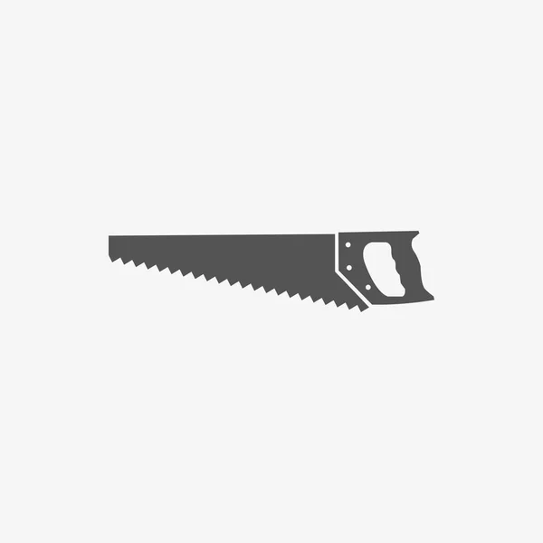 Ножівка значок запас Векторна ілюстрація плоский дизайн — стоковий вектор