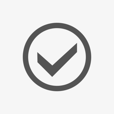 simge stok vektör çizim düz tasarımını denetleme