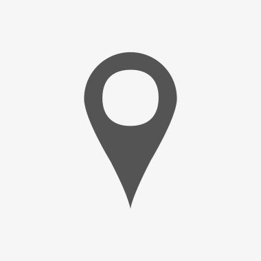 Gezinti simgesi hisse senedi vektör çizim düz tasarım