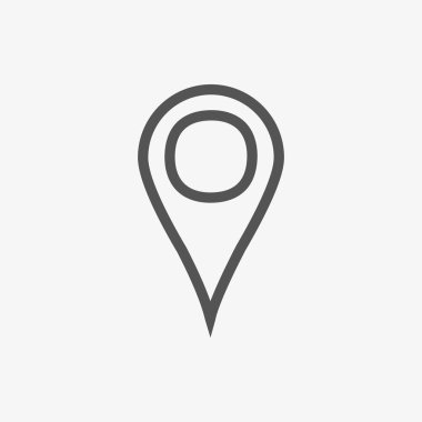 Gezinti simgesi hisse senedi vektör çizim düz tasarım