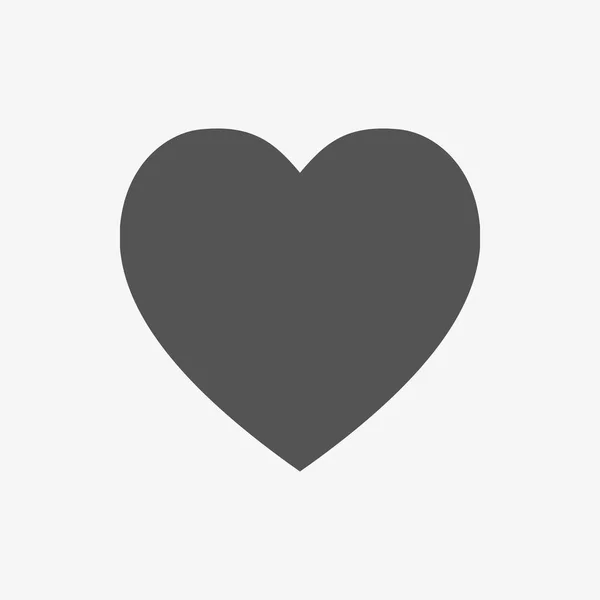 Серце іконка запас Векторна ілюстрація плоский дизайн — стоковий вектор