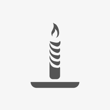 mum simge stok vektör çizim düz tasarımı