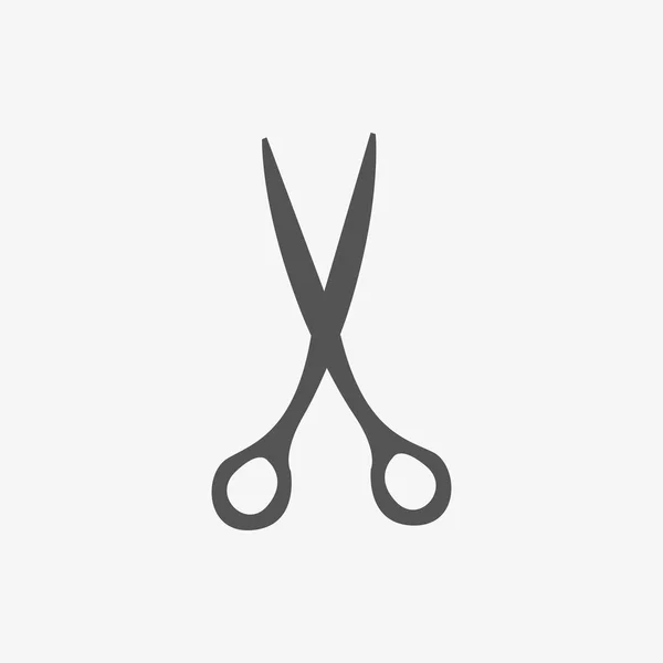 Ciseaux icône stock vecteur illustration plat design — Image vectorielle
