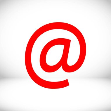 e-posta simgesi hisse senedi vektör çizim düz tasarım