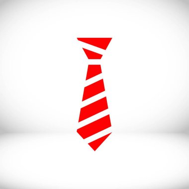 Simge vektör hisse senedi vektör çizim düz tasarımı kravat