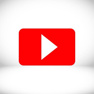 video simgesi hisse senedi vektör çizim düz tasarım