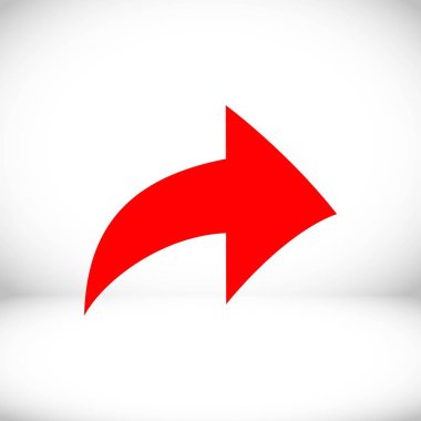 ok simgesi hisse senedi vektör çizim düz tasarım