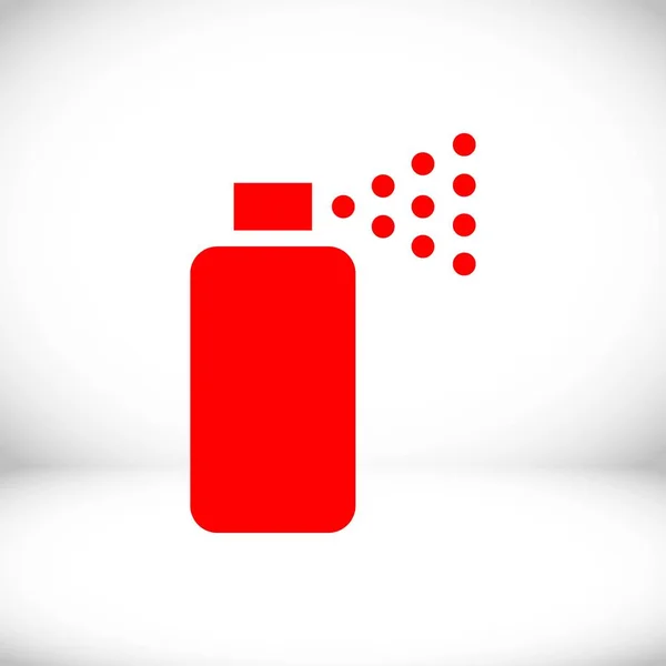 Spray ícone estoque vetor ilustração projeto plano —  Vetores de Stock